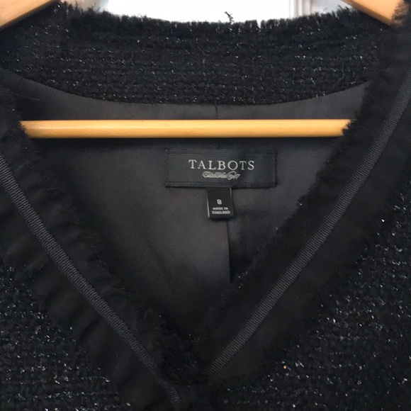 Subtle sparkle 3/4 sleeve wool blend "Lady Jacket" Sz 8 - Picture 3 of 5